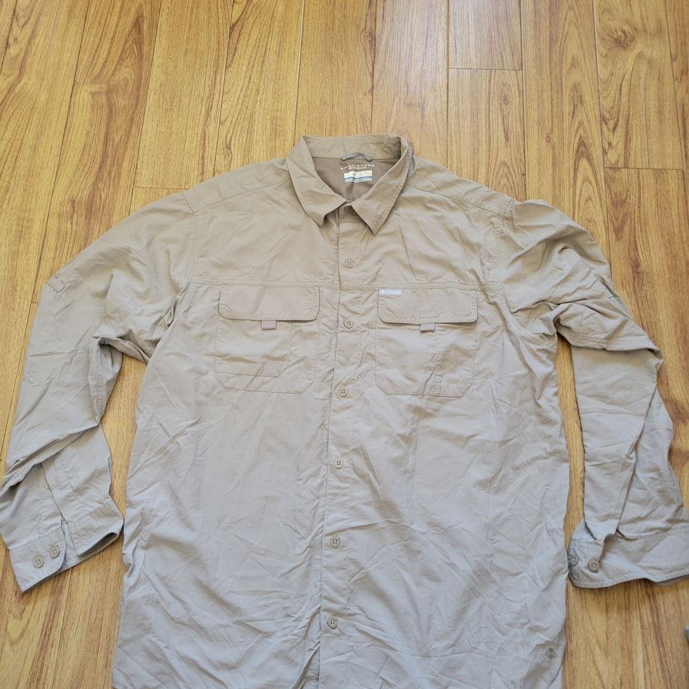 Columbia Men's Light Tan Shirt Jacket